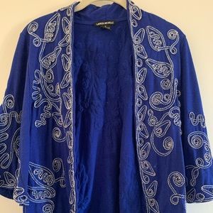 Royal blue Lauren Michelle kimono